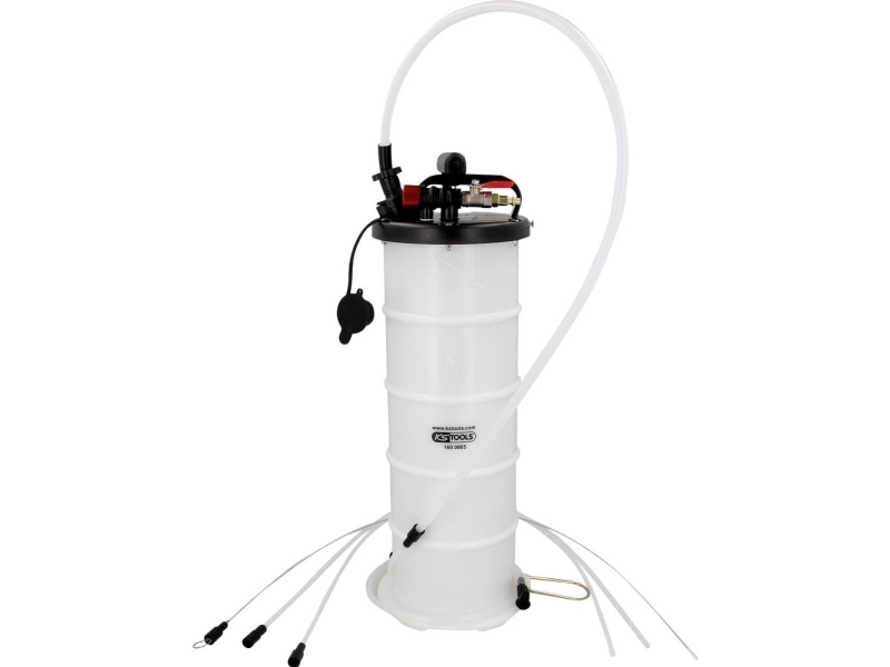 Ks Tools 160.0865 Vakuum-Udsugningspumpe 6,5 Liter Inkl. 4 Sonder Suge-Hurtigtilslutningssystem (160.0865)