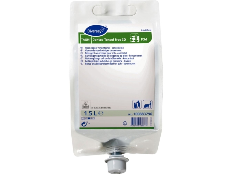 Gulvpleje, Diversey Taski Jontec Tensol Free Id F3d, 1,5 L, Id, Uden Voks - (2 Stk.)
