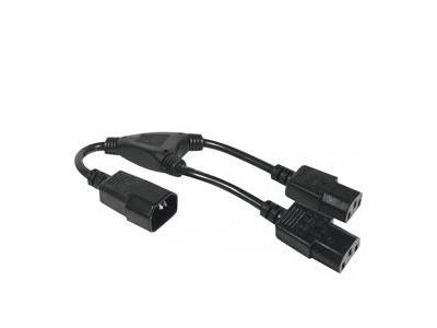 Power Cable 0.3 M Y-Connection/Extension Cable