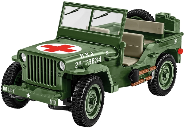 COBI Willys MB Medical, Byggsats, 10 År, Plast, 1131 styck | Leksaker - Konstruktions leksaker - Plastik konstruktion | GameStuff