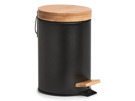 Zeller kosmetiikka-astia 3,0 l bambu, musta (18910)