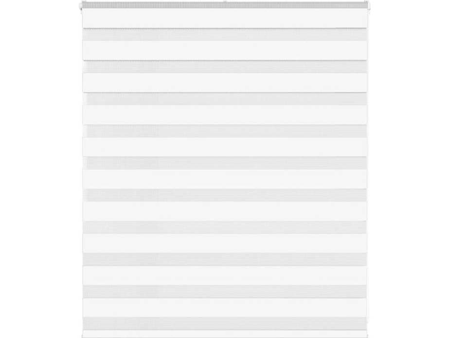 Zebrarullgardin, vit, tygbredd 125,9 cm, polyester | Smarta hem - Smart Home - Gardiner & solskydd - Rullgardiner | GameStuff