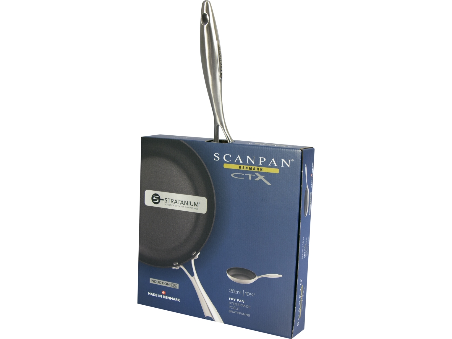 Scanpan 26 cm stegepande i omslag - CTX