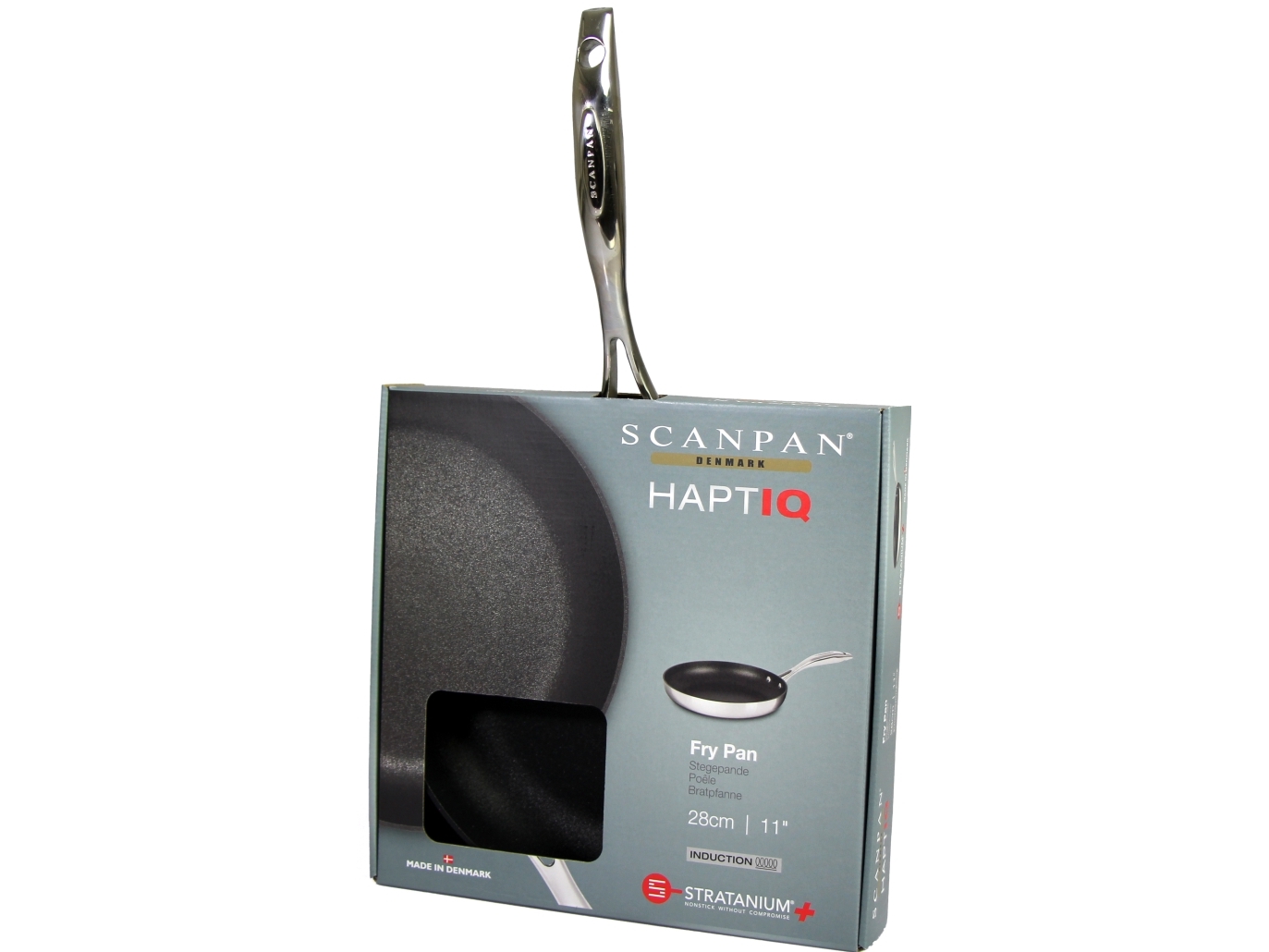 Scanpan 28 cm stekpanna med lock - HaptIQ | Köksutrustning - Grytor & pannor - Pannor | GameStuff