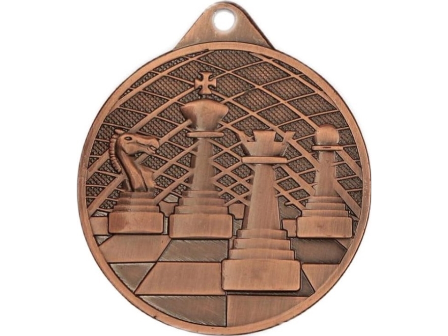 Victoria Sport Medaille Bronze Stahl - Schach