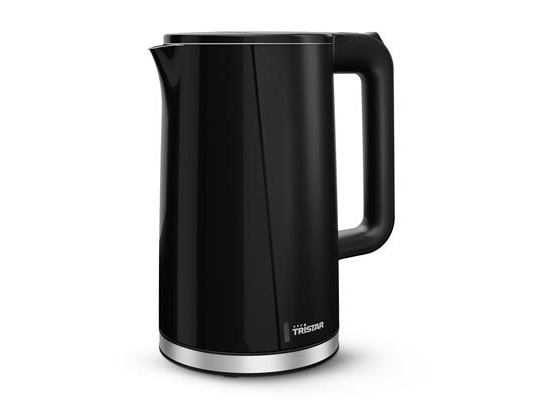 Tristar Wk-3407, 1,7 L, 2200 W, Schwarz, Kunststoff, Edelstahl, Überhitzungsschutz, Drahtlos