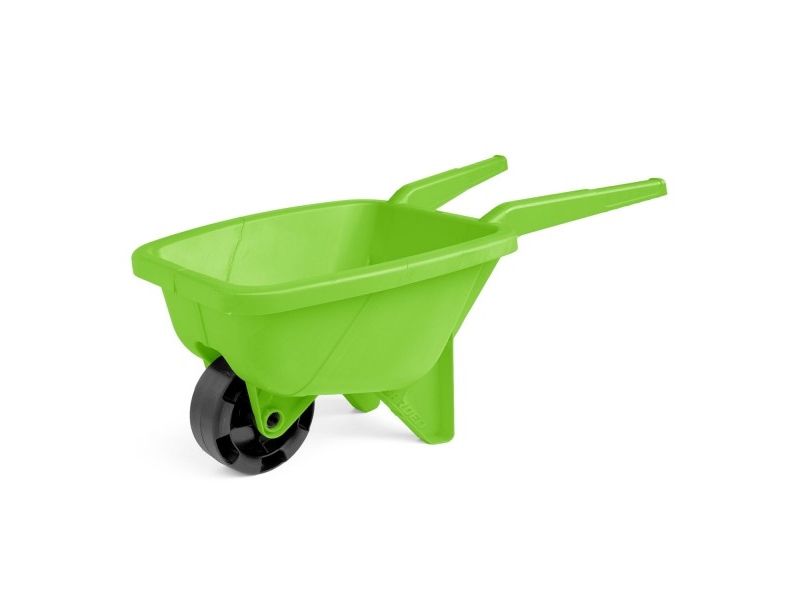 Vihreä hiekka kottikärry