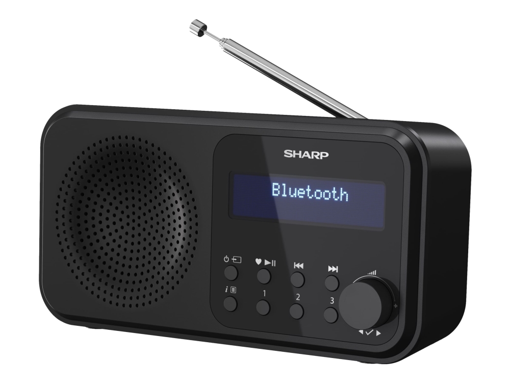 Sharp Tokyo Dr-P420 - Dab Bærbar Radio - Midnat Sort