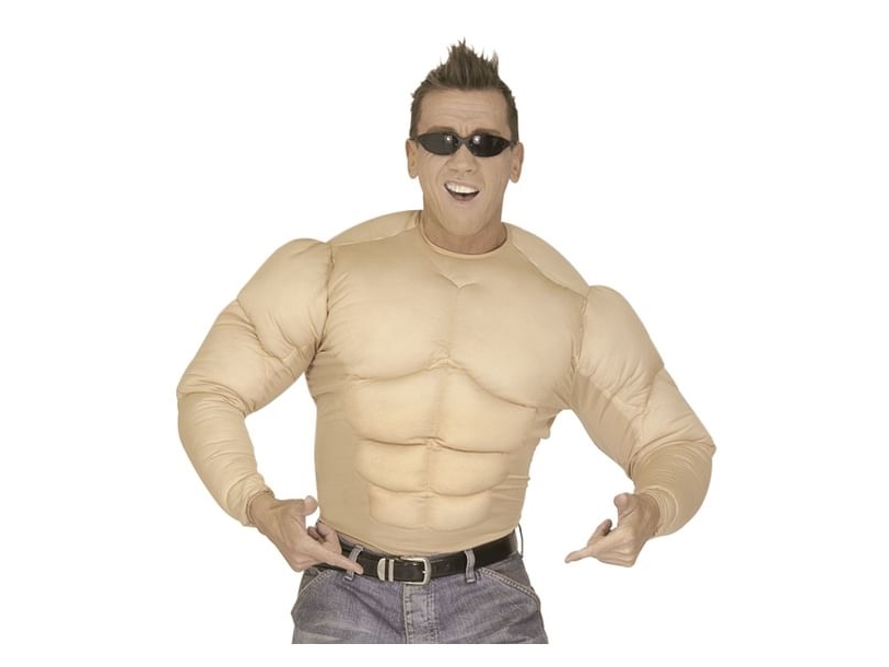 Supermuskeln Bluse