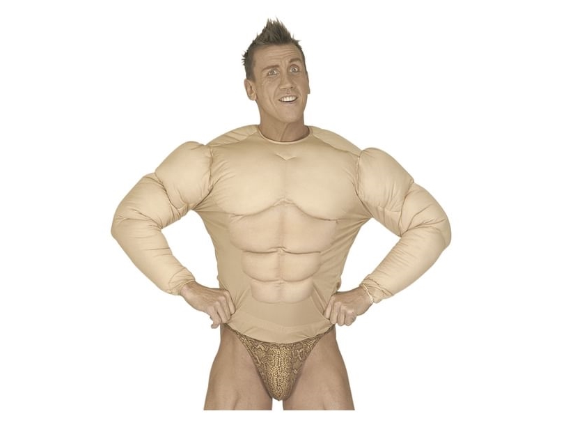 Supermuskeln-Bluse