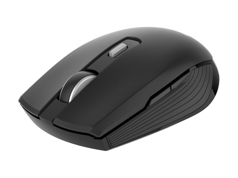 Deltaco Ms-813 - Mus - Stille - 6 Knapper - Trådløs - Bluetooth 5.1, 2.4 Ghz - Usb-C Trådløs Modtager - Sort - Hængeboks