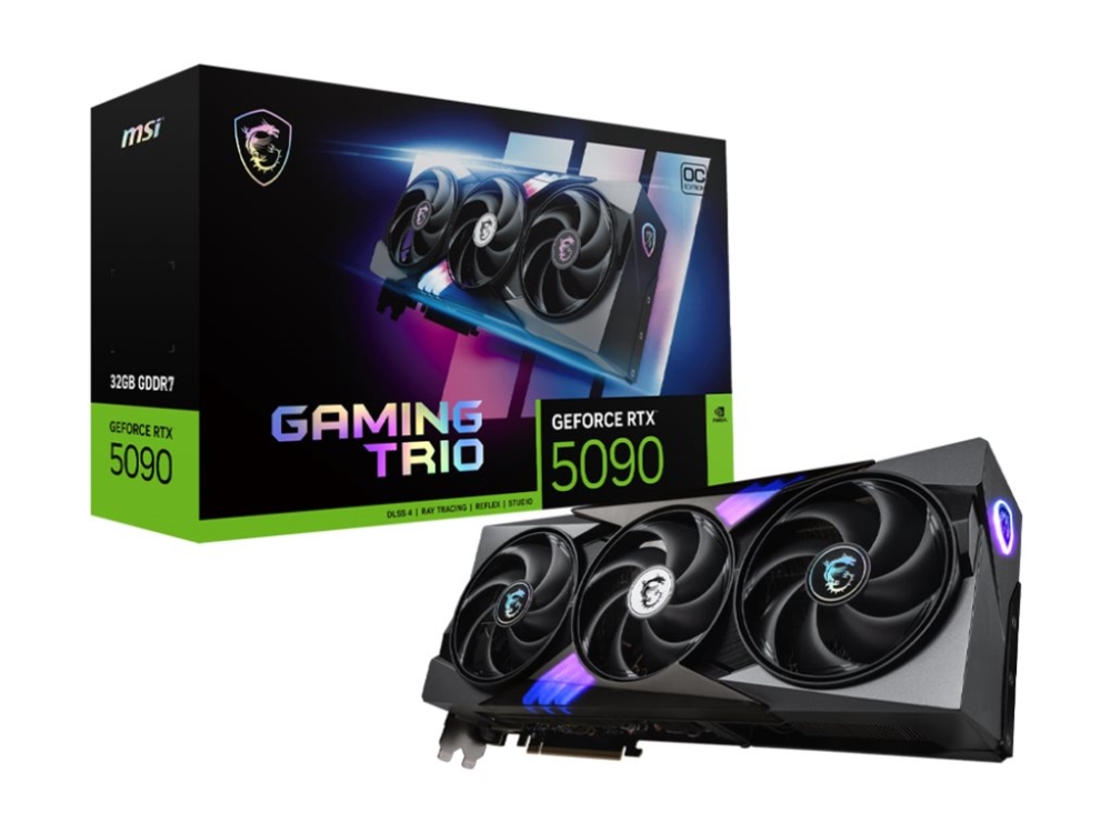 Msi Geforce Rtx 5090 32G Gaming Trio Oc - Grafikkort - Geforce Rtx 5090 - 32 Gb Gddr7 - Pci Express 5.0 - 3 X Displayport, Hdmi