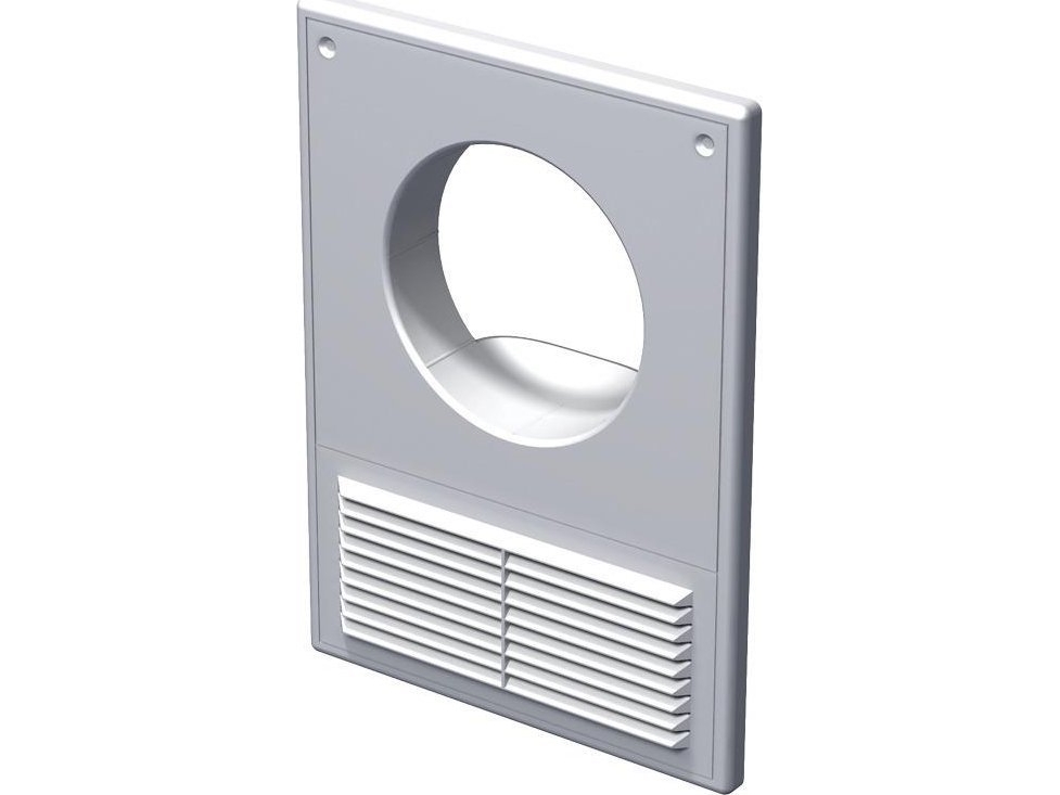 250 mm Vægrist aluminium USAV