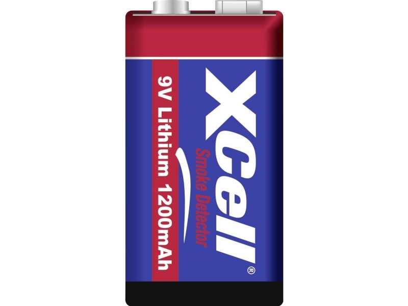 XCell 9 V-bläckbatteri Litium 1200 9 V 1 stk | EL Artiklar - Batteri - 9V batterier | GameStuff