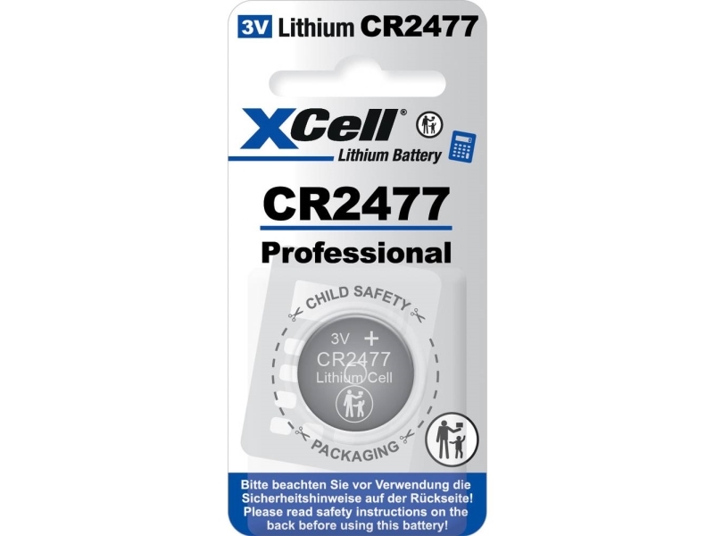 Xcell Knapcellebatteri Cr 2477 3 V 1 Stk 950 Lithium Cr2477-B1