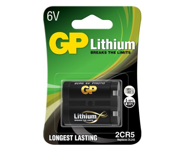 GP Batteries 2CR5 1-P batteri til kamera/videokamera Lithium