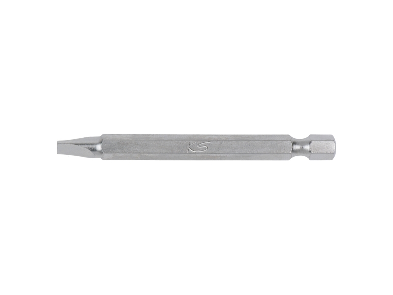 Ks Tools 911.8403, Nikkel, Din 3126, Iso 1173 - E 6,3, 75 Mm, 108 G, 25,4 / 4 Mm (1 / 4"), Sekskantet