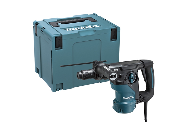 Makita HR3012FCJ Perforator SDS-PLUS 1050 W men.30mm 4,5kg 3,9J (3)mejslingsläge, utbytbar chuck, AVT, LED, MAKPACK | Elverktyg - Prof. Elverktyg 230V - Borrhammare | GameStuff