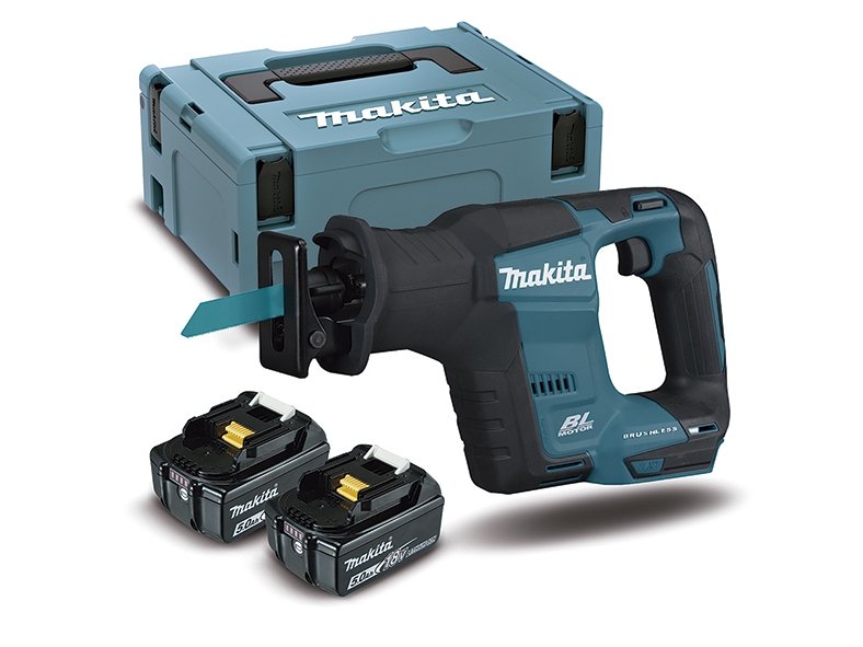 MAKITA 18V 2x5.0Ah MAKPAC BLDC sapelisaha DJR188RTJ DJR188RTJ