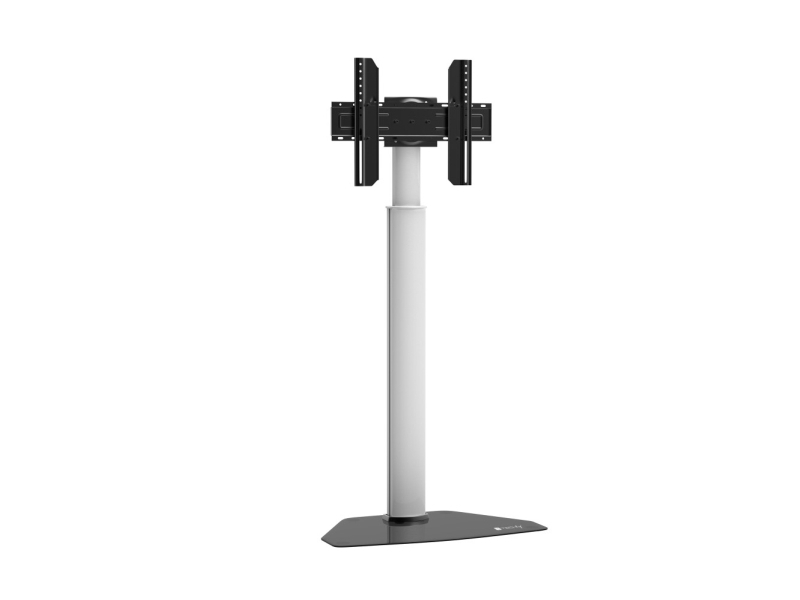 Techly Ica-Tr51, 165,1 Cm (65"), 400 X 200 Mm, 600 X 400 Mm, 90°, Aluminium, Sort, Sølv