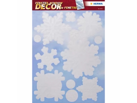 HERMA 15757, Film, Hvid, Aftagelig, Vindue, 12 stk, 1 ark