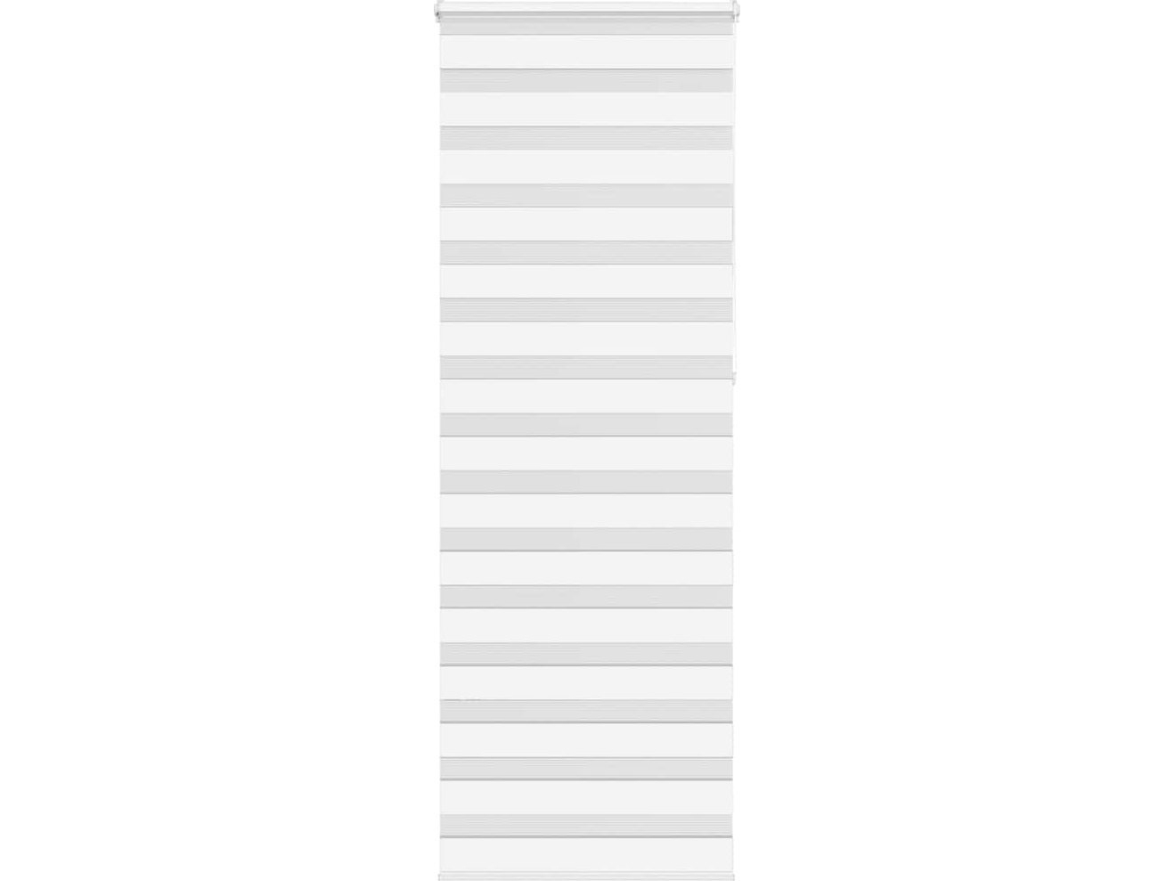 Rullaverho zebra, valkoinen, kankaan leveys 80,9 cm, polyesteri