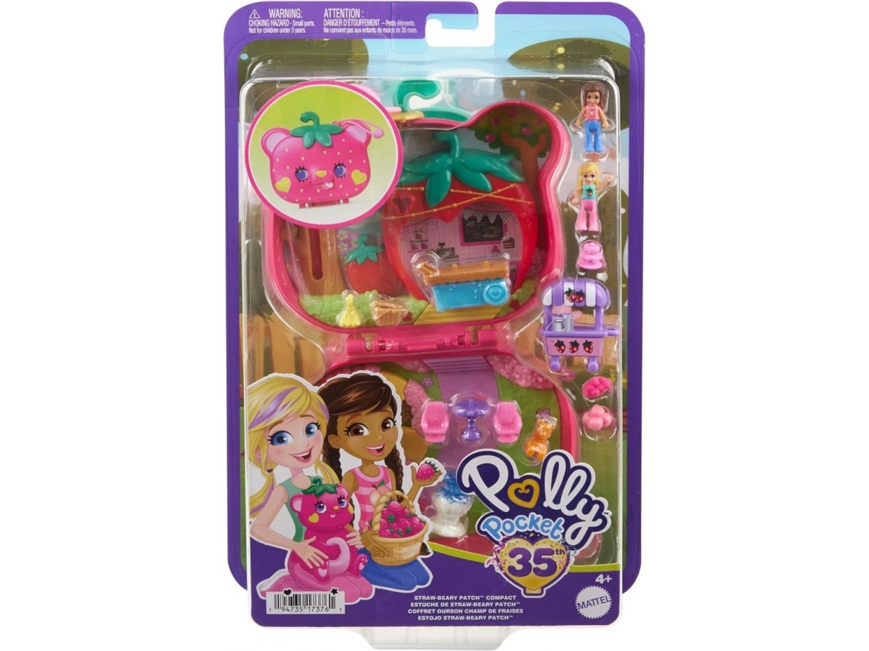Polly Pocket Straw-Beary Patch | Andra leksaksmärken - A-E - Barbie | GameStuff