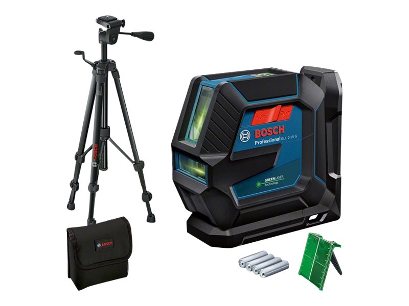Bosch LINJELASER GREEN GLL 2-15/LB10/BT150 | Verktyg & Verkstad - För verkstaden - Mätinstrument | GameStuff