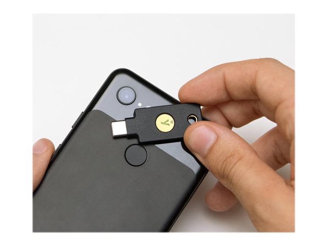 Yubico Yubikey 5C Nfc Fips, Windows, Macos, Chrome Os, Linux, Android, Ios, Sort, Glasfiber, Fips 140-2, Google-Konto, Microsoft-Konto, Salesforce.Co