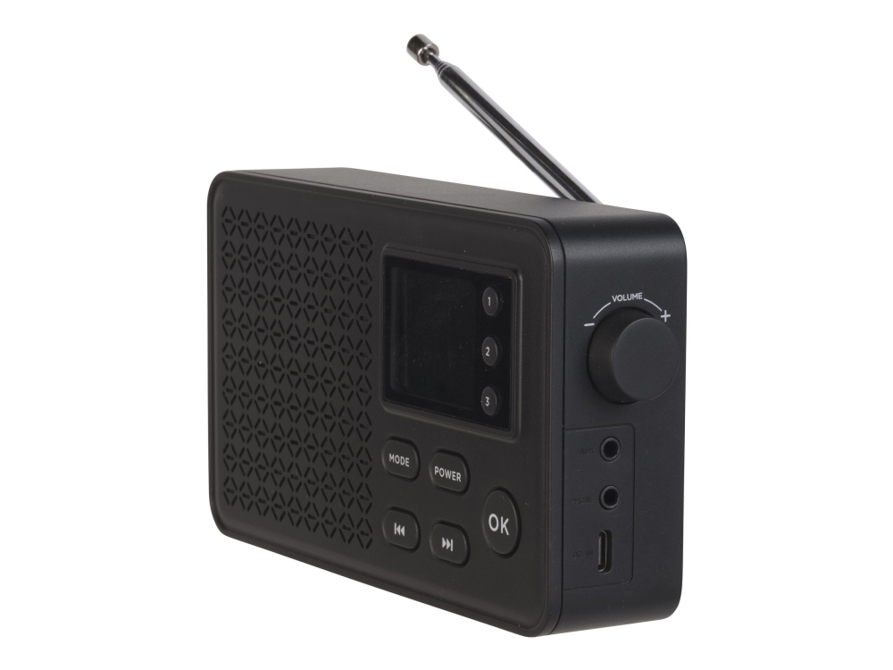 Denver Dab-57 - Dab Bærbar Radio - 10 Watt - Sort