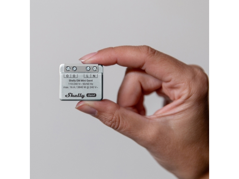 Shelly EM Mini Gen4 | Smarta hem - Märken - Shelly | GameStuff