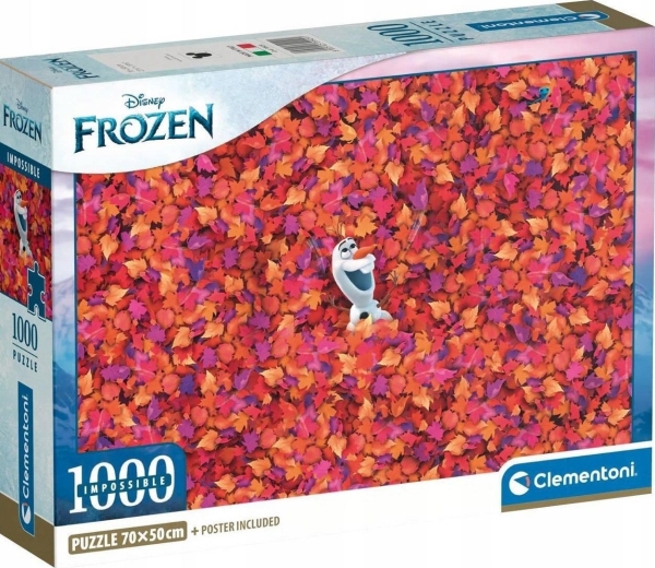 Clementoni Puzzle Compact Imposible Frozen 1000 brikker (39929)
