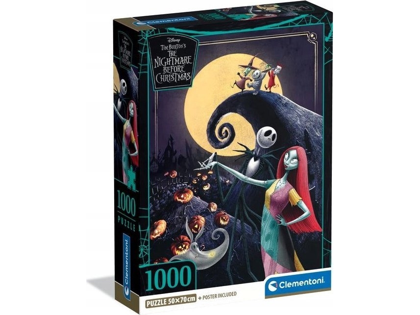 Clementoni Puzzle Compact Nightmare Before Christmas 1000 Teile (37060)