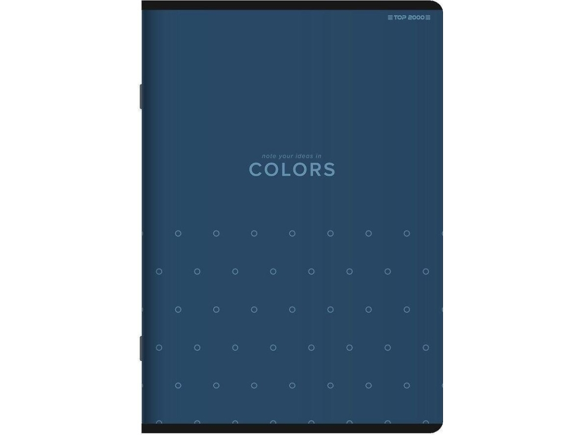 Top 2000 notesbog A4/96K ternet Colors mix (5 stk)