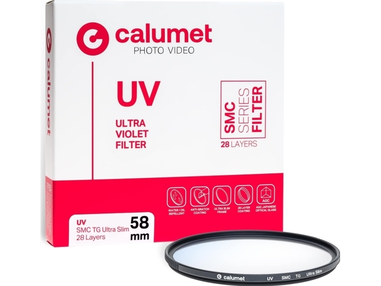 Calumet Filtr Uv Smc Tg 58 Mm Ultra Slim 28 Lagen