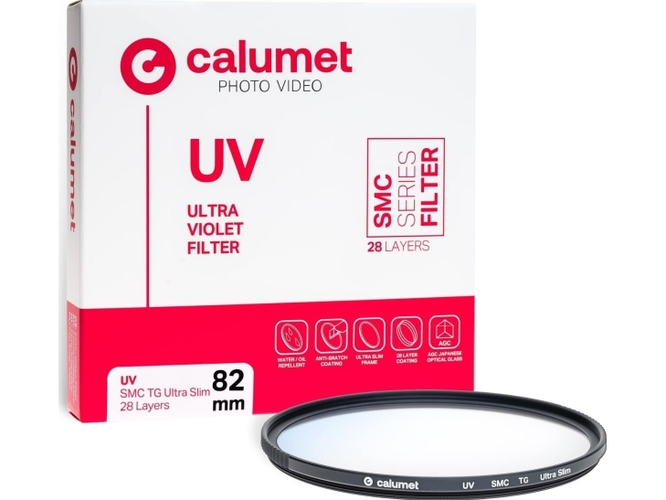 Calumet Filtr Uv Smc Tg 82 Mm Ultra Slim 28 Lagen