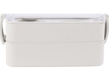 Madkasse med to rum, 18 x 10 x 8,5 cm