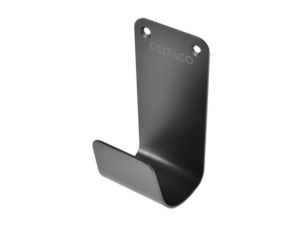 DELTACO e-Charge Hållare till ladekabel - Svart | Bilvård & Biltillbehör - Garage utrustning - Laddningsställ & Laddkablar | GameStuff