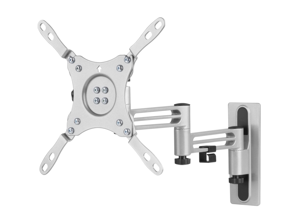 DELTACO Office ARM-0267 - Monteringssats (väggfäste, VESA-platta) - för platt panel - låsbar - svart - skärmstorlek: 13-43 - RV | TV, Ljud & Bild - Fästen - Vägg | GameStuff