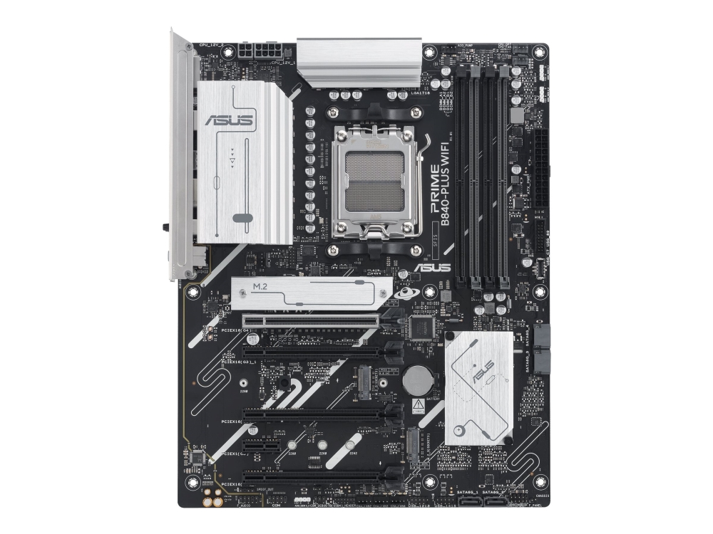Asus Prime B840-Plus Wifi - Bundkort - Atx - Socket Am5 - Amd B840 Chipset - Usb 3.2 Gen 2, Usb-C 3.2 Gen2, Usb 3.2 Gen 1, Usb4, Usb-C 3.2 Gen 1 - 2.