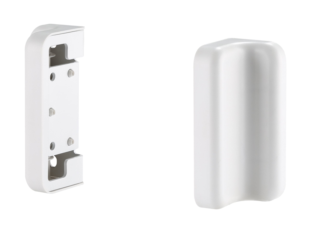 DELTACO Office DELO-0153 - Monteringskomponent (2 st. lamellväggmonteringsplatta) - plast, stål - matt vit | Skrivare - Bläck, toner & förbrukningsvaror - Bläck | GameStuff