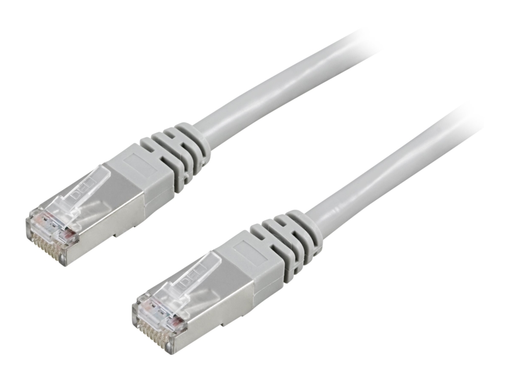 Deltaco - Patchkabel - Rj-45 (Han) Til Rj-45 (Han) - 25 M - Ftp - Cat 5E