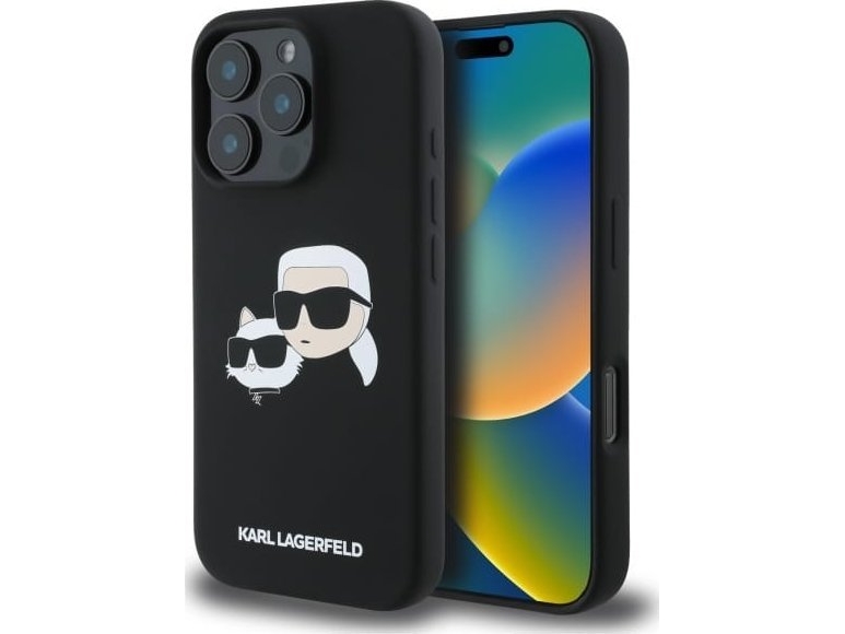 Liquid Silicone Double Heads Magsafe Case For Iphone 16 Pro Black