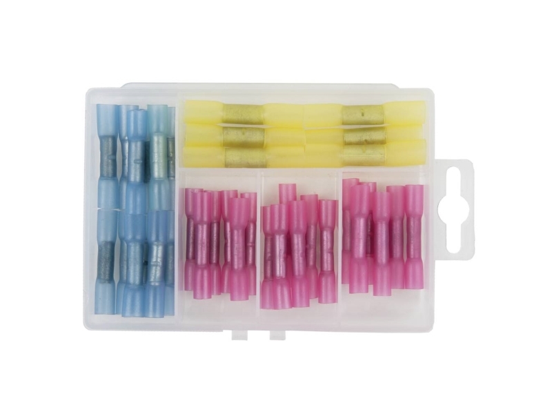 KS TOOLS Werkzeuge-Maschinen GmbH Sortiment af stikforbindelser, isolerede, AWG22-16-AWG12-10, 36 stk (970.0710)