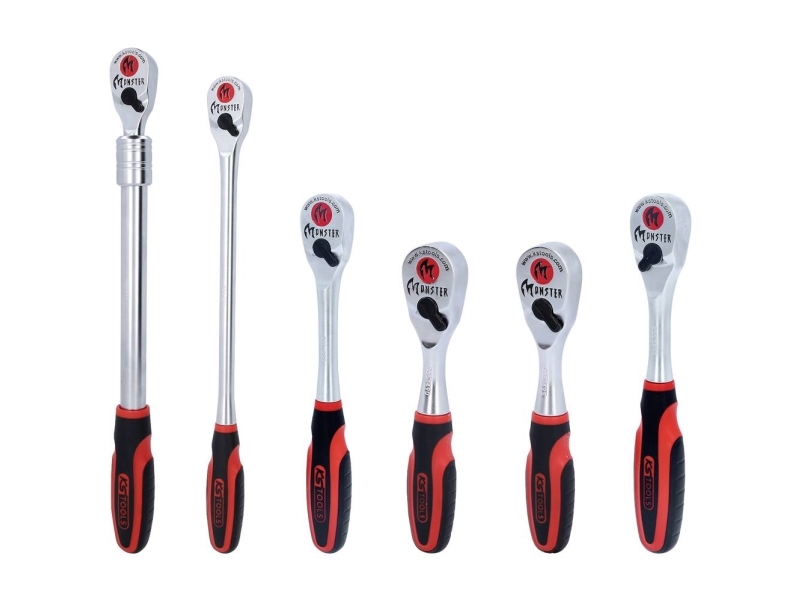 Ks Tools 935.0006 935.0006 Skifteskralder-Sæt 1/4, 3/8, 1/2