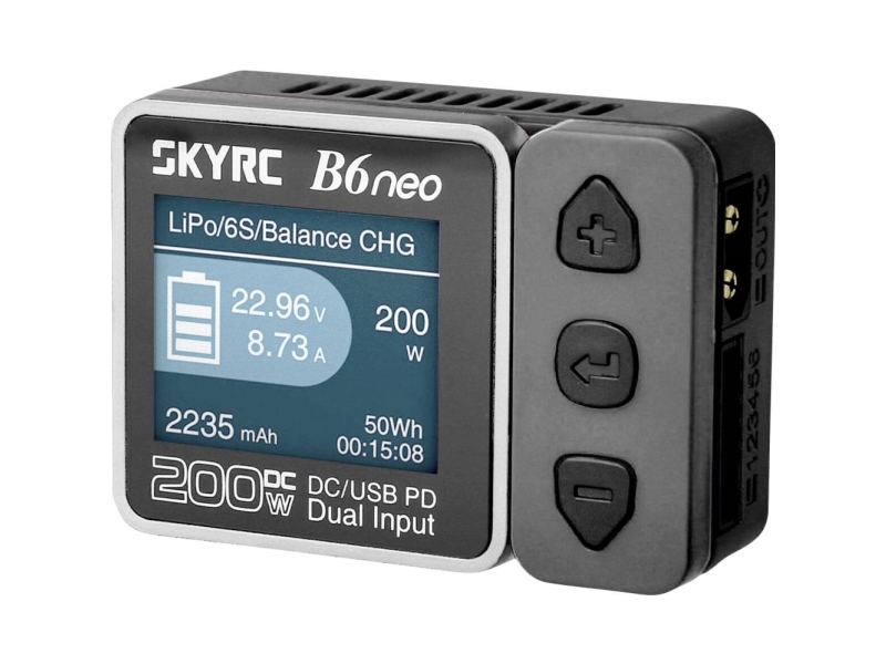 SKYRC B6neo laddare för modellbygge 10 A bly, LiFePO, LiHV, Li-Ion, LiPo, NiCd, NiMH | Radiostyrd - Elektronik - Batterier & Laddare | GameStuff