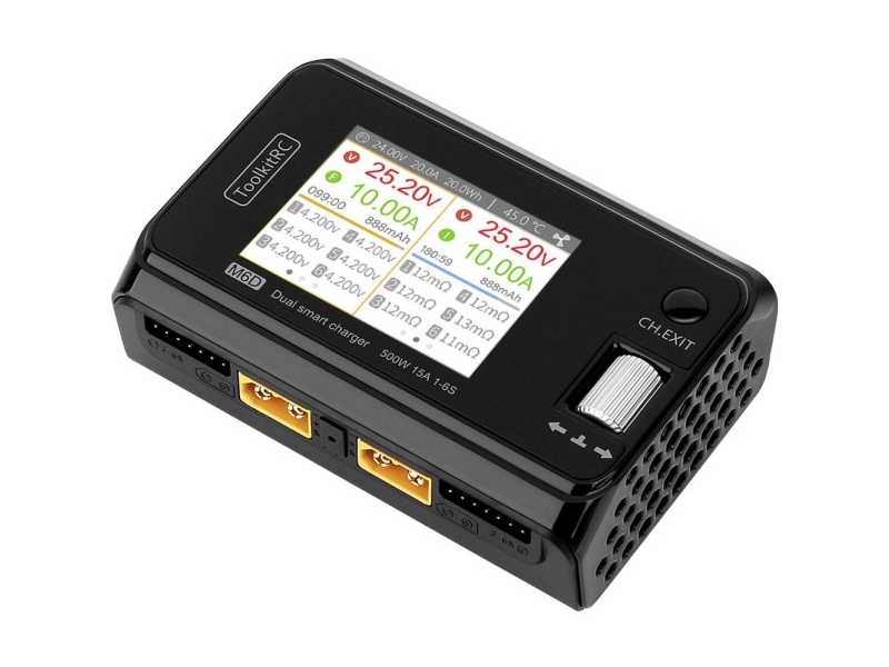Toolkit RC M6D modellbyggarladdare 25 A LiPo, LiFePO, Li-Ion, LiHV, NiMH, bly, NiCd | Radiostyrd - Elektronik - Batterier & Laddare | GameStuff