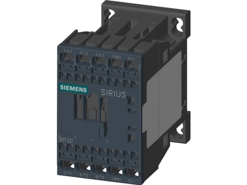Siemens 3Rt2018-2Ub41 Kontaktor 1 X Sluttekontakt 22 Kw 690 V 14 A Med Varistor 1 Stk