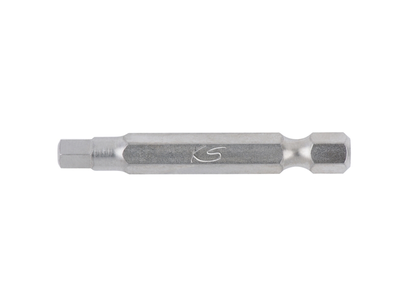 Ks Tools 911.2822 Sekskant-Bit Specialstål Forniklet E 6.3 5 Stk