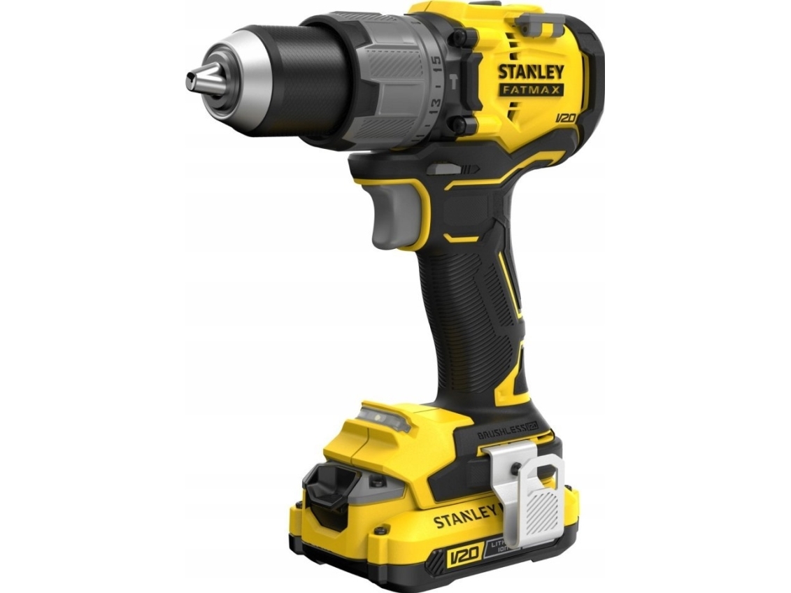 Stanley FATMAX 18V V20 2x2Ah borstlös borrhammare/skruvdragare SFMCD726D2K-QW